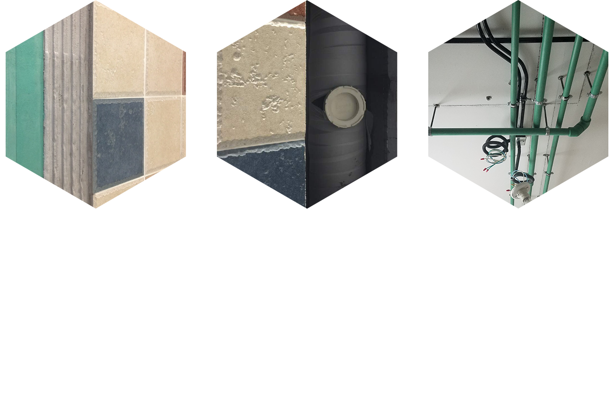 瓷砖薄贴法 包立管隔音降噪 水管横平竖直